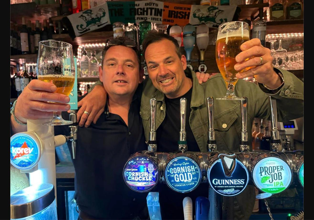 Cornish chuckle is now on tap at Rafferty's café and wine bar in St Merryn